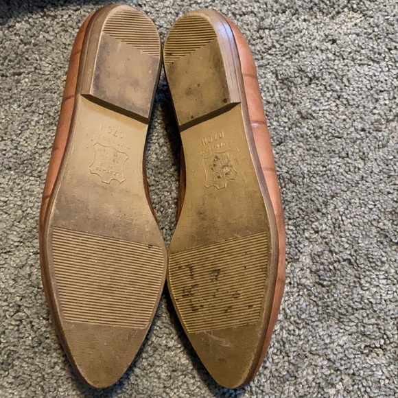 Vintage leather crocodile flats - Picture 4 of 5